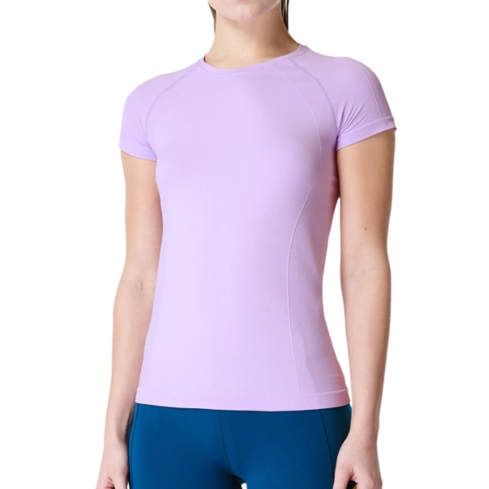 Sweaty Betty short sleeve tee prism purple medium